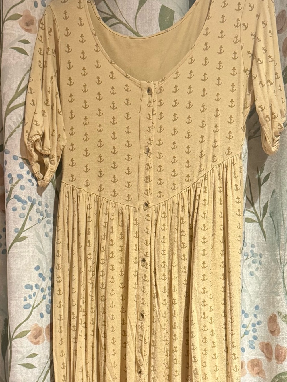 kate quinn Modal Midi Dress in Anchor Pront